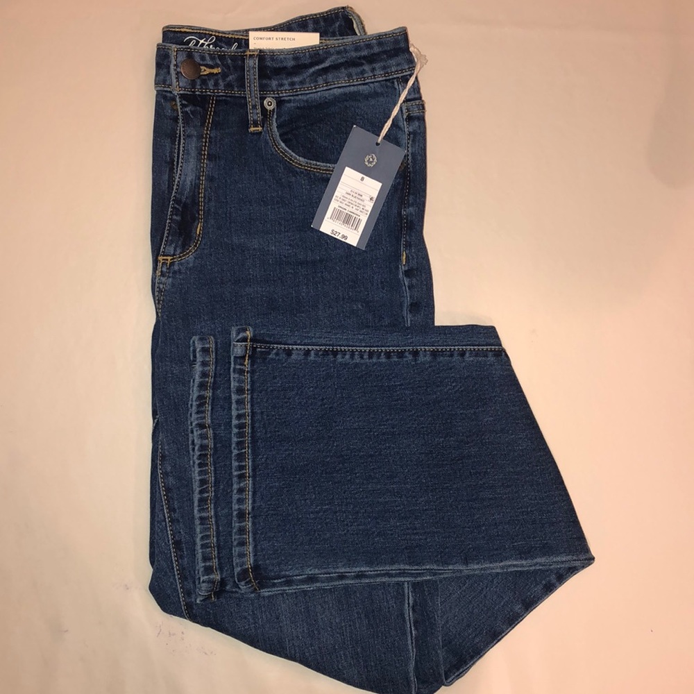 Mid-Wash Jeans